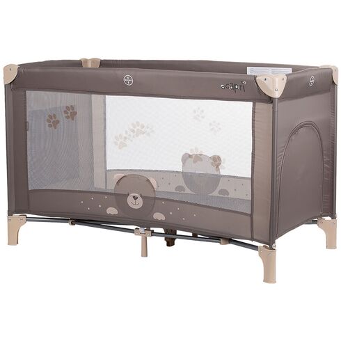 Patut pliabil Chipolino Capri Bear beige, Culoare: Maro, Dimensiuni: 120x60,poza 2