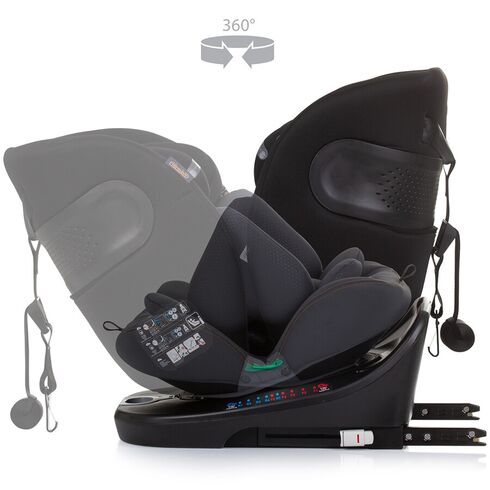 Scaun auto Chipolino Motion I-Size 40-150 cm obsidian cu sistem Isofix, Culoare: Negru, Grupa: 0-36kg (0 luni - 12 ani),poza 8  - ExclusivMAG.ro Scaun auto Chipolino Motion I-Size 40-150 cm obsidian cu sistem Isofix, Culoare: Negru, Grupa: 0-36kg (0 luni - 12 ani),poza 8