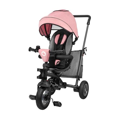 Tricicleta multifunctionala cu sezut reversibil, pliabila Lionelo Tris, Candy Rose/Grey, Culoare: Roz