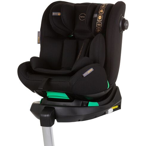 Scaun auto Chipolino Olympus I-Size 40-150 cm obsidian cu sistem Isofix, Culoare: Negru, Grupa: 0-36kg (0 luni - 12 ani)