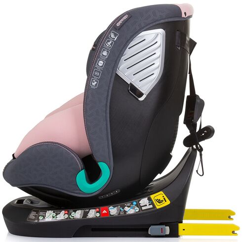 Scaun auto Chipolino Supreme I-Size 40-150 cm cu sistem Isofix flamingo, Culoare: Roz, Grupa: 0-36kg (0 luni - 12 ani),poza 5