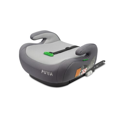 Inaltator Caretero Puma Isofix I-Size 125-150 cm Gri, Culoare: Gri, Grupa: 22-36kg (6 ani - 12 ani)  - ExclusivMAG.ro