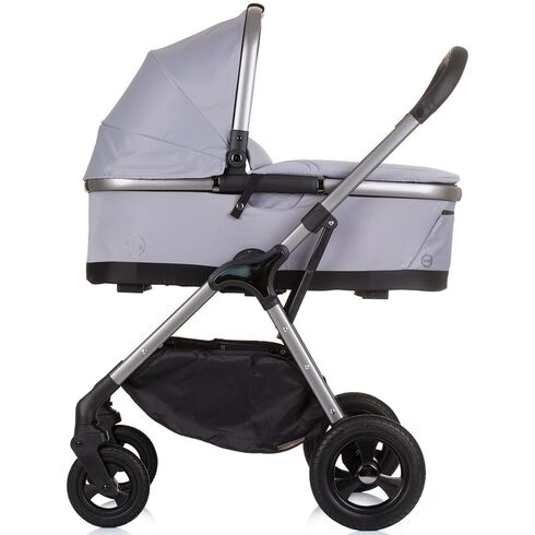 Carucior Chipolino Infinity 3 in 1 granite, Culoare: Gri deschis, Model: 3 in 1,poza 5