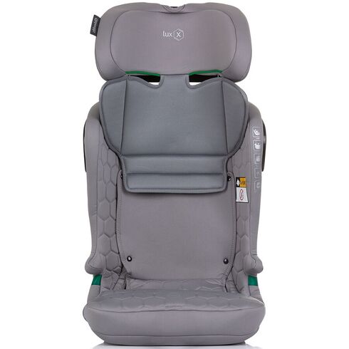 Scaun auto Chipolino Lux X I-Size 76-150 cm cu sistem Isofix granite, Culoare: Gri, Grupa: 9-36kg (9 luni - 12 ani),poza 4  - ExclusivMAG.ro Scaun auto Chipolino Lux X I-Size 76-150 cm cu sistem Isofix granite, Culoare: Gri, Grupa: 9-36kg (9 luni - 12 ani),poza 4