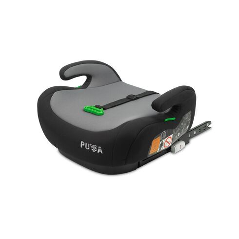 Inaltator Caretero Puma Isofix I-Size 125-150 cm Negru, Culoare: Negru, Grupa: 22-36kg (6 ani - 12 ani)  - ExclusivMAG.ro