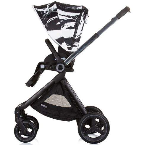 Carucior Chipolino Elite 3 in 1 ink art, Culoare: Alb/Negru, Model: 3 in 1,poza 10