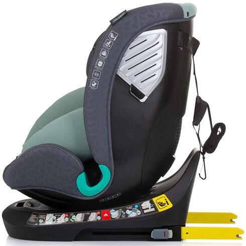 Scaun auto Chipolino Supreme I-Size 40-150 cm cu sistem Isofix pastel green, Culoare: Verde, Grupa: 0-36kg (0 luni - 12 ani),poza 5
