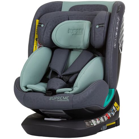 Scaun auto Chipolino Supreme I-Size 40-150 cm cu sistem Isofix pastel green, Culoare: Verde, Grupa: 0-36kg (0 luni - 12 ani),poza 2