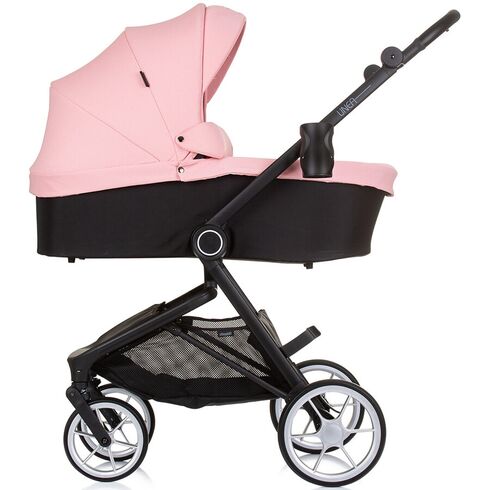 Carucior Chipolino Linea 3 in 1 flamingo, Culoare: Roz, Model: 3 in 1,poza 5