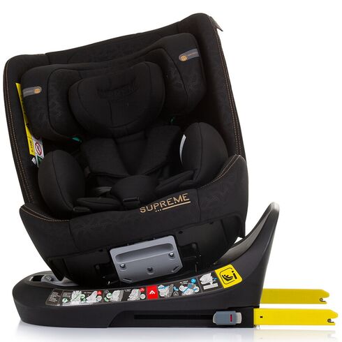 Scaun auto Chipolino Supreme I-Size 40-150 cm cu sistem Isofix obsidian, Culoare: Negru, Grupa: 0-36kg (0 luni - 12 ani),poza 7  - ExclusivMAG.ro Scaun auto Chipolino Supreme I-Size 40-150 cm cu sistem Isofix obsidian, Culoare: Negru, Grupa: 0-36kg (0 luni - 12 ani),poza 7