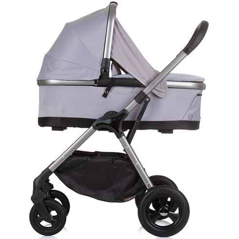 Carucior Chipolino Infinity 3 in 1 granite, Culoare: Gri deschis, Model: 3 in 1,poza 7
