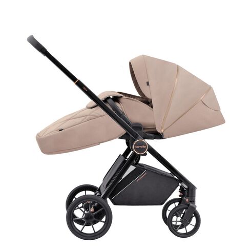 Carucior compact premium Carrello ULTRA 3 in 1 I-Size 40-87 cm Antique Beige, Culoare: Crem, Model: 3 in 1,poza 11
