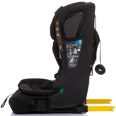 Scaun auto Chipolino Lux X I-Size 76-150 cm cu sistem Isofix obsidian, Culoare: Negru, Grupa: 9-36kg (9 luni - 12 ani),poza 5  - ExclusivMAG.ro Scaun auto Chipolino Lux X I-Size 76-150 cm cu sistem Isofix obsidian, Culoare: Negru, Grupa: 9-36kg (9 luni - 12 ani),poza 5