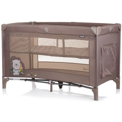 Patut pliabil Chipolino Ariel macadamia, Culoare: Maro, Dimensiuni: 120x60,poza 3  - ExclusivMAG.ro Patut pliabil Chipolino Ariel macadamia, Culoare: Maro, Dimensiuni: 120x60,poza 3