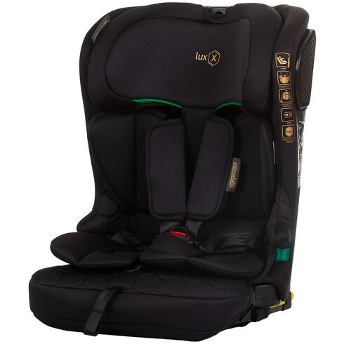 Scaun auto Chipolino Lux X I-Size 76-150 cm cu sistem Isofix obsidian, Culoare: Negru, Grupa: 9-36kg (9 luni - 12 ani),poza 2  - ExclusivMAG.ro Scaun auto Chipolino Lux X I-Size 76-150 cm cu sistem Isofix obsidian, Culoare: Negru, Grupa: 9-36kg (9 luni - 12 ani),poza 2