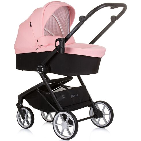 Carucior Chipolino Linea 3 in 1 flamingo, Culoare: Roz, Model: 3 in 1,poza 3