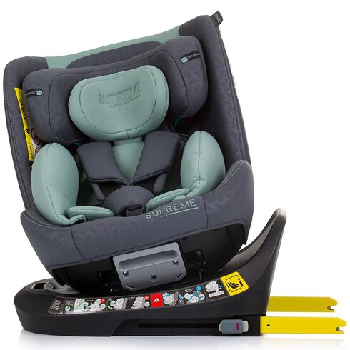Scaun auto Chipolino Supreme I-Size 40-150 cm cu sistem Isofix pastel green, Culoare: Verde, Grupa: 0-36kg (0 luni - 12 ani),poza 7