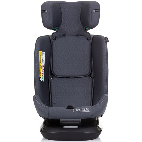 Scaun auto Chipolino Supreme I-Size 40-150 cm cu sistem Isofix granite, Culoare: Gri deschis, Grupa: 0-36kg (0 luni - 12 ani),poza 4