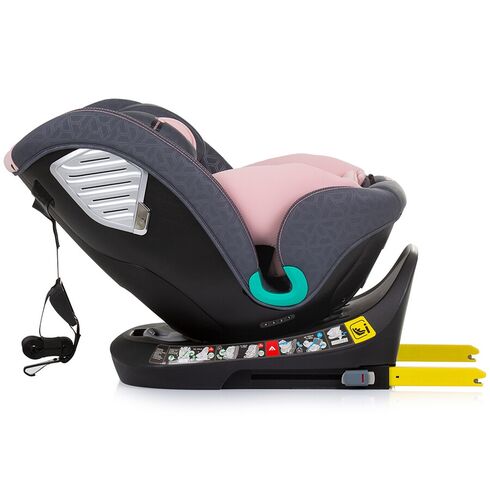 Scaun auto Chipolino Supreme I-Size 40-150 cm cu sistem Isofix flamingo, Culoare: Roz, Grupa: 0-36kg (0 luni - 12 ani),poza 10