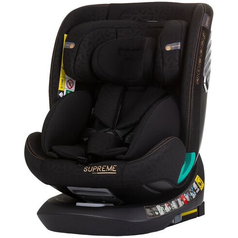 Scaun auto Chipolino Supreme I-Size 40-150 cm cu sistem Isofix obsidian, Culoare: Negru, Grupa: 0-36kg (0 luni - 12 ani),poza 2  - ExclusivMAG.ro Scaun auto Chipolino Supreme I-Size 40-150 cm cu sistem Isofix obsidian, Culoare: Negru, Grupa: 0-36kg (0 luni - 12 ani),poza 2