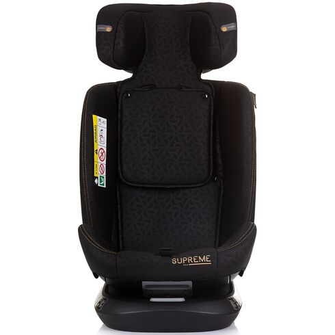 Scaun auto Chipolino Supreme I-Size 40-150 cm cu sistem Isofix obsidian, Culoare: Negru, Grupa: 0-36kg (0 luni - 12 ani),poza 4  - ExclusivMAG.ro Scaun auto Chipolino Supreme I-Size 40-150 cm cu sistem Isofix obsidian, Culoare: Negru, Grupa: 0-36kg (0 luni - 12 ani),poza 4