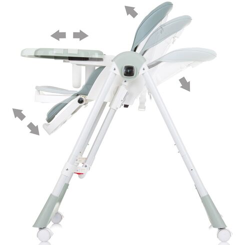 Scaun de masa Chipolino Milk Shake 2 in 1 pastel green, Culoare: Verde,poza 7  - ExclusivMAG.ro Scaun de masa Chipolino Milk Shake 2 in 1 pastel green, Culoare: Verde,poza 7