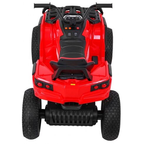 ATV electric AIR BDM0906, roti gonflabile, scaun tapitat, putere 90W - Rosu, Culoare: Rosu, Capacitate acumulator: 12V,poza 6