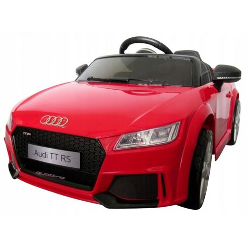 Masinuta electrica cu telecomanda, roti EVA, scaun piele Audi TT R-Sport - Rosu, Culoare: Rosu, Capacitate acumulator: 6V,poza 2