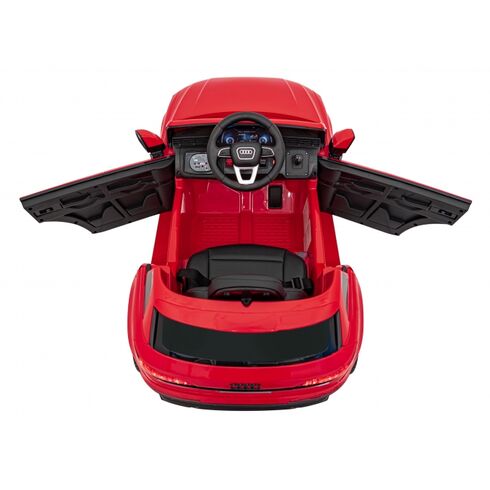 Masinuta electrica cu telecomanda AUDI Q7 NEW LIFT, roti EVA, scaun tapitat, putere 70W - Rosu, Culoare: Rosu, Capacitate acumulator: 12V,poza 3