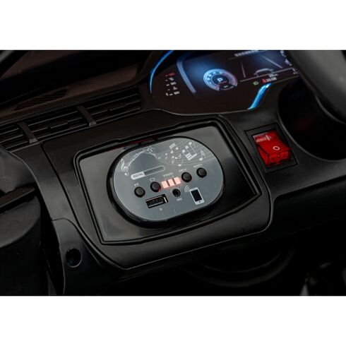 Masinuta electrica cu telecomanda AUDI Q7 NEW LIFT, roti EVA, scaun tapitat, putere 70W - Negru, Culoare: Negru, Capacitate acumulator: 12V,poza 3