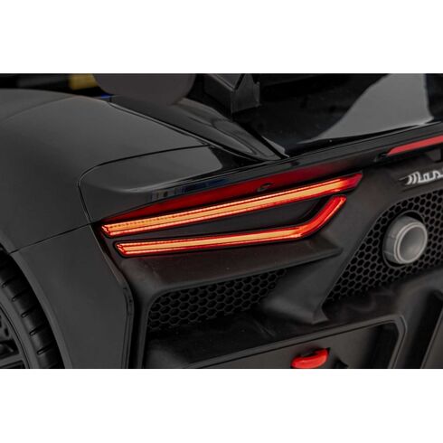 Masinuta electrica cu telecomanda MASERATI MC20 GT2, roti EVA, scaun tapitat, putere 110W - Negru, Culoare: Negru, Capacitate acumulator: 12V,poza 4