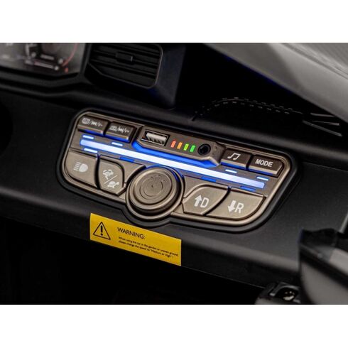 Masinuta electrica cu telecomanda MASERATI MC20 GT2, roti EVA, scaun tapitat, putere 110W - Negru, Culoare: Negru, Capacitate acumulator: 12V,poza 10