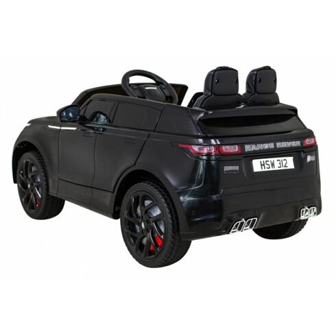 Masinuta electrica cu telecomanda RANGE ROVER VELAR, roti EVA, scaun tapitat, putere 70W - Negru, Culoare: Negru, Capacitate acumulator: 12V,poza 4
