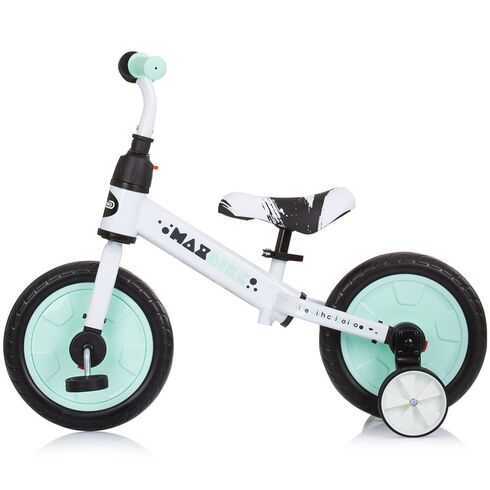 Bicicleta 2 in 1 Chipolino Max Bike mint, Culoare: Turquoise,poza 4