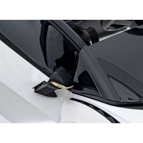 Masinuta electrica cu telecomanda LAMBORGHINI SIAN, roti EVA, scaun tapitat, putere 106W - Alb, Culoare: Alb, Capacitate acumulator: 12V,poza 8