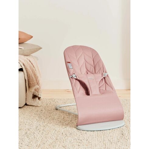 BabyBjorn - Balansoar Bliss Dusty Pink cu aspect delicat de petala, tesatura matlasata, Culoare: Roz,poza 4
