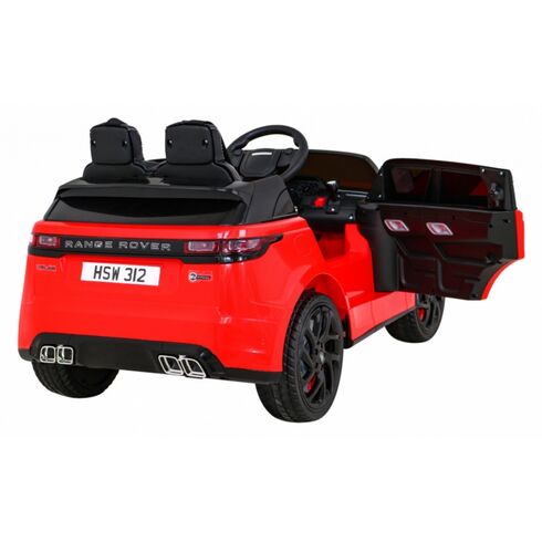 Masinuta electrica cu telecomanda RANGE ROVER VELAR, roti EVA, scaun tapitat, putere 70W - Rosu, Culoare: Rosu, Capacitate acumulator: 12V,poza 9