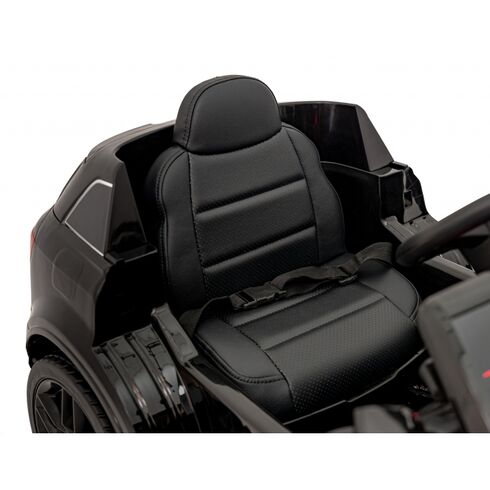 Masinuta electrica cu telecomanda AUDI Q7 NEW LIFT, roti EVA, scaun tapitat, putere 70W - Negru, Culoare: Negru, Capacitate acumulator: 12V,poza 9