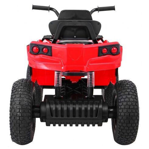 ATV electric AIR BDM0906, roti gonflabile, scaun tapitat, putere 90W - Rosu, Culoare: Rosu, Capacitate acumulator: 12V,poza 5