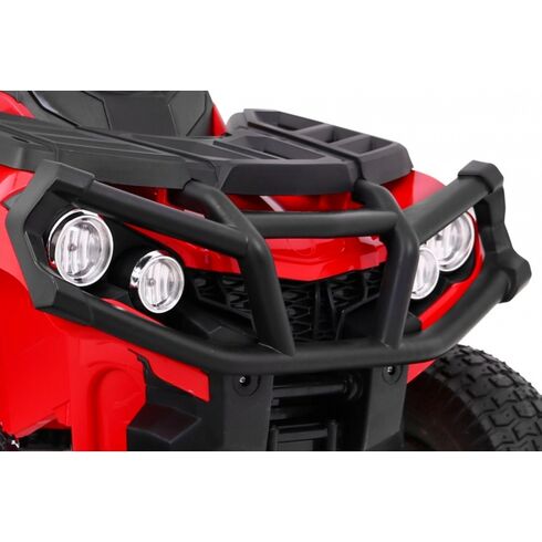 ATV electric AIR BDM0906, roti gonflabile, scaun tapitat, putere 90W - Rosu, Culoare: Rosu, Capacitate acumulator: 12V,poza 11