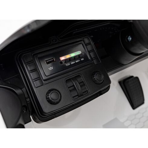 Masinuta electrica cu telecomanda BMW M4, roti EVA, scaun tapitat, putere 70W - Alb, Culoare: Alb, Capacitate acumulator: 12V,poza 9