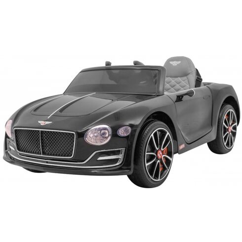 Masinuta electrica cu telecomanda BENTLEY EXP 12, roti EVA, scaun tapitat, putere 24V - Negru, Culoare: Negru, Capacitate acumulator: 12V