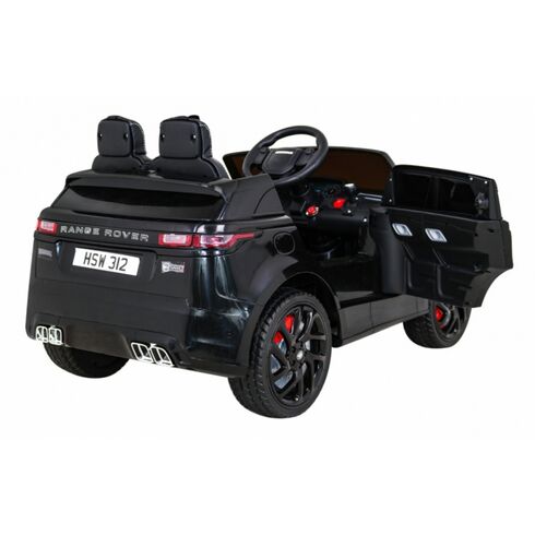 Masinuta electrica cu telecomanda RANGE ROVER VELAR, roti EVA, scaun tapitat, putere 70W - Negru, Culoare: Negru, Capacitate acumulator: 12V,poza 9