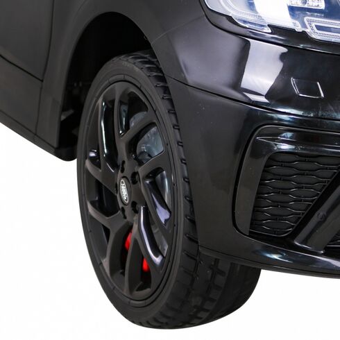 Masinuta electrica cu telecomanda RANGE ROVER VELAR, roti EVA, scaun tapitat, putere 70W - Negru, Culoare: Negru, Capacitate acumulator: 12V,poza 10