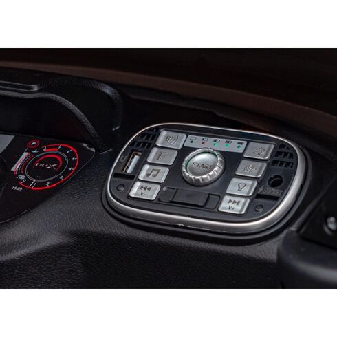 Masinuta electrica cu telecomanda ASTON MARTIN DBX, roti EVA, scaun tapitat, putere 100W - Negru, Culoare: Negru, Capacitate acumulator: 12V,poza 9