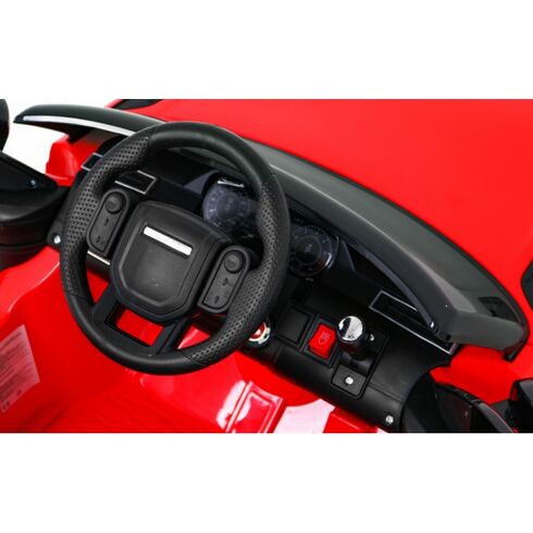 Masinuta electrica cu telecomanda RANGE ROVER VELAR, roti EVA, scaun tapitat, putere 70W - Rosu, Culoare: Rosu, Capacitate acumulator: 12V,poza 7
