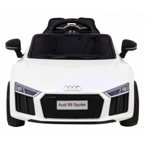 Masinuta electrica cu telecomanda AUDI R8, roti EVA, scaun tapitat, putere 70W - Alb, Culoare: Alb, Capacitate acumulator: 6V,poza 3