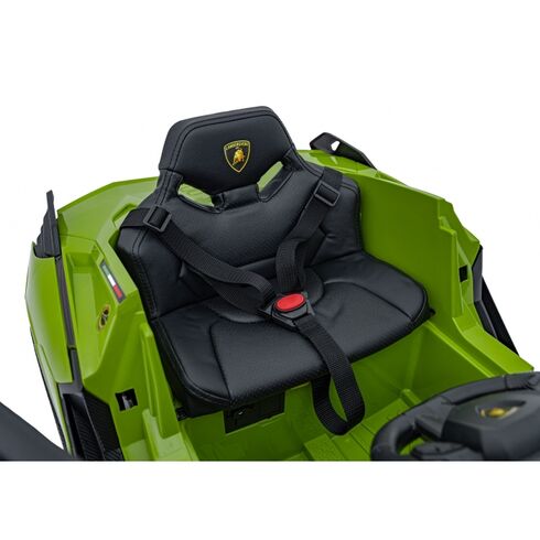 Masinuta electrica cu telecomanda LAMBORGHINI SIAN, roti EVA, scaun tapitat, putere 106W - Verde, Culoare: Verde, Capacitate acumulator: 12V,poza 4