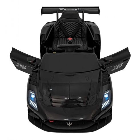 Masinuta electrica cu telecomanda MASERATI MC20 GT2, roti EVA, scaun tapitat, putere 110W - Negru, Culoare: Negru, Capacitate acumulator: 12V,poza 2
