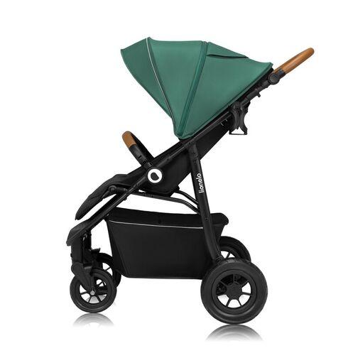 Carucior sport, Lionelo, Natt, De la nastere, Cu accesorii si capotina XXL reglabila, 0 - 22 kg, Verde, Culoare: Verde, Model: sport,poza 3  - ExclusivMAG.ro Carucior sport, Lionelo, Natt, De la nastere, Cu accesorii si capotina XXL reglabila, 0 - 22 kg, Verde, Culoare: Verde, Model: sport,poza 3